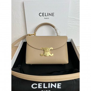 Celine Teen Nino Bag in Smooth Calfskin-Beige