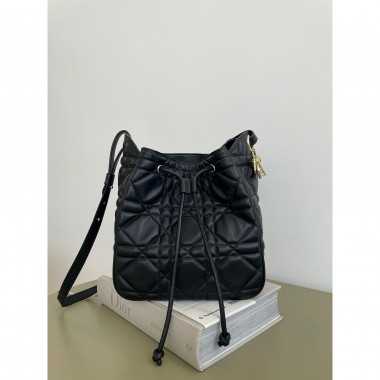 Dior Medium D-Motion Bag-Black