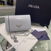 Borsa a spalla in pelle spazzolata