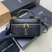 Saint Laurent Gaby Small Vanity Bag in Lambskin-Black