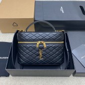 Saint Laurent Gaby Large Vanity bag in Lambskin-Black