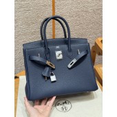 Hermes Birkin 25 / Birkin 30  in Togo Leather-Blue navy