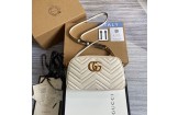 Borsa a spalla GG Marmont matelassé misura piccola
