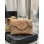 YSL Yves Saint Laurent Medium Chain Bag in Suede-Nude