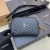 Saint Laurent Gaby Zippered Pouch in Lambskin-Black