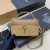 Saint Laurent Gaby Small Vanity Bag in Lambskin-Dark beige