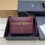 Saint Laurent Gaby Large Vanity bag in Lambskin-Rouge Cabernet