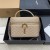 Saint Laurent Gaby Large Vanity bag in Lambskin-Dark beige