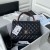 Chanel Medium Coco Handle Bag-Black with Burgundy Lizard handle