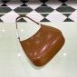 Borsa a spalla Prada Cleo in pelle spazzolata