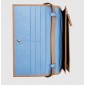 Swing shoulder leather wallet 