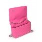 Moschino Lambskin Jacket Medium Shoulder Bag, Rose Pink 