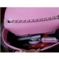 Moschino Lambskin Jacket Medium Shoulder Bag, Baby Pink 