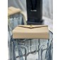 YSL Envelope Borsa Grande In Pelle Grained   