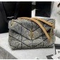 YSL Borsa Puffer in Denium -piccolo e media