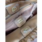 Miu Miu Small Joie nappa leather bag-Oak