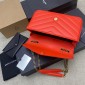 Saint Laurent Loulou Medium in matelasse lambskin- CELOSIA