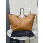 Saint Laurent Y Tote in Leather -Brick
