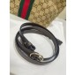 Gucci Giglio small tote bag-Beige and dark brown Canvas