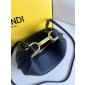 Fendigraphy Mini leather bag-Black