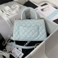 Chanel Small Coco Handle Bag-Light blue