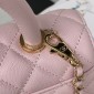 Chanel Small Coco Handle Bag-Pink