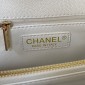 Chanel Medium Coco Handle Bag-White 