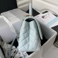 Chanel Medium Coco Handle Bag-Light blue