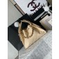 Chanel 25 Small handbag -Beige Caviar leather 
