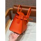 Hermes Birkin 25 /  30  in Epsom Leather-Orange