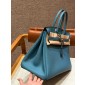 Hermes Birkin35 in Togo Leather -Blue Jean