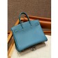 Hermes Birkin35 in Togo Leather -Blue Jean
