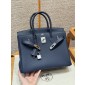 Hermes Birkin 25 / Birkin 30  in Togo Leather-Blue navy