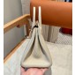 Hermes Birkin 25 / Birkin 30  in Togo Leather-Cream white
