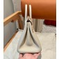 Hermes Birkin 25 / Birkin 30  in Togo Leather-Cream white