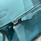 Pre-ordered Birkin 25 / 30  in Ostrich Leather- Bleu De Nord