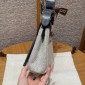 Hermes Herbag Mini Bag- Ecru/blue glacier /ardoise