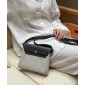 Hermes Herbag Mini Bag- Ecru/blue glacier /ardoise