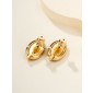 Hermes Mini Mailon Earrings-Rose candeur