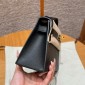 Hermes Kelly Pochette in Epsom Leather-Black