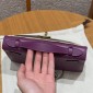 Hermes Kelly Pochette in Swift Leather-Anemone