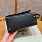 Hermes Kelly Sellier 20 Shoulder Bag in Epsom-Black