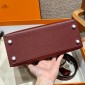 Hermes Kelly 25 / 28  in Epsom Leather-Rouge H