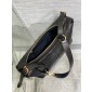 Small D-Journey Bag in Crinkled Calfskin