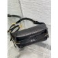 Small D-Journey Bag in Crinkled Calfskin