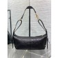 Small D-Journey Bag in Crinkled Calfskin