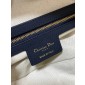 Small D-Journey Bag in Blue Dior Oblique Jacquard