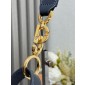 Dior Medium D-Journey Bag-Blue Dior Oblique Jacquard