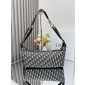 Dior Medium D-Journey Bag-Blue Dior Oblique Jacquard