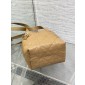 Small Dior Toujours Vertical Tote Bag-Tan